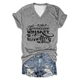 thumbnail image 4 of Conairie Short Sleeve Tshirts Shirts For Women Graphics Print Classic Elegant Casual T Shirts Comfy Soft Spring Blouses Pullover Outfits Light Gray XXL, 4 of 4