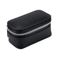 thumbnail image 4 of Caja organizadora de viaje portátil para joyas Caja de viaje de terciopelo suave para joyas Negro, 4 of 9