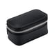 thumbnail image 4 of Caja de joyería portátil de terciopelo suave para pendientes, pulseras y anillos. Negro, 4 of 9