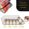 thumbnail image 3 of Organizador de latas SCAVATA para nevera apilable, paquete de 2, 3 of 7