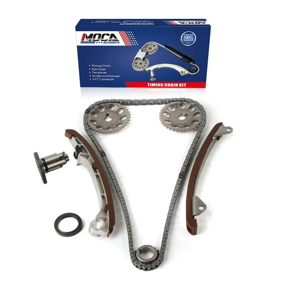 MOCA AUTOPARTS Timing Chain Kit Fit for 00 - 05 Toyota Celica GTS (Not GT)1.8L & 05 - 06 Toyota Corolla XRS 1.8L & 03 - 06 Toyota Matrix AWD 1.8L & 03 - 06 Pontiac Vibe GT 1.8L