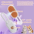 thumbnail image 3 of 3 in 1 Cat Steam Brush for Shedding & Grooming with Foldable Handle Pet Spray Hair Removal Comb Spritz Defur Comb for Cats Water Brush for Long & Short Haired Pets, 3 of 6