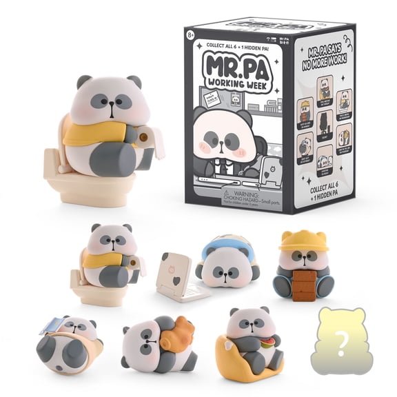 Mr. PA Working Week Blind Box Collectible Multicolor Figurine
