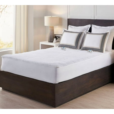 serta sherpa plush heated mattress pa