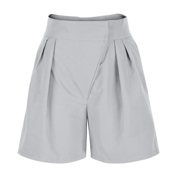 HAiming Women's Suit Shorts Summer Dressy Casual Elastic Waist