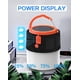 thumbnail image 4 of Linterna solar recargable negra, linterna LED USB de bolsillo para acampar al aire libre, lámpara portátil para tienda de campaña, luz de emergencia de seguridad, banco de energía, 4 of 5