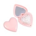 thumbnail image 1 of Xihbxyly Almacén de liquidación Mini cepillo para bolso, cepillo para pelotón para viaje, cepillo forma de corazón, mini cepillo para espejo para bolsillo, mini peine para pelotón para mujeres y niña, 1 of 4