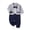 B, variant on Newborn Baby Boy Gentleman Romper Suit Infant Cotton Bowtie Tuxedo One-Piece Long Sleeve Wedding Party Bodysuit 0-24M