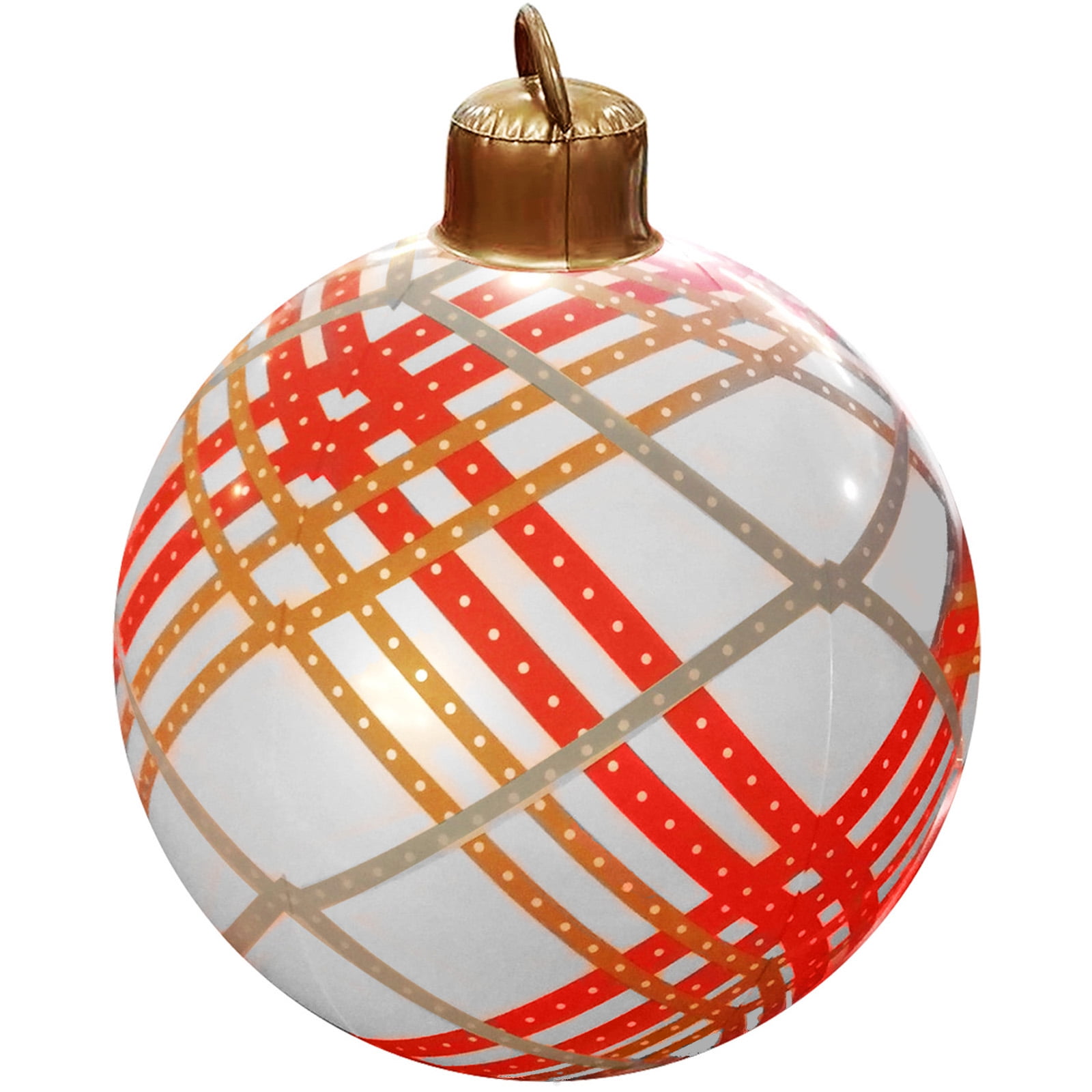 SUGIFT Inflatable Christmas Ball 24 Inch Large PVC Inflatable Outdoor