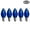 blue, variant on EZLS Red Transparent C7 LED Replacement Bulb, 5 Pack