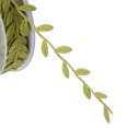 thumbnail image 3 of Langgg 15m Ribbon DIY Craft Wedding Party Baby Shower Decoration Garland Wreath Making Leaves Trim Ribbon green, 3 of 6