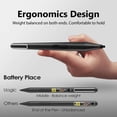 thumbnail image 2 of Uogic Pen for Microsoft Surface, Palm Rejection, 1024 Levels Pressure, Flex & Soft HB Nib, Compatible with Surface Pro/Book/Laptop/Go, Including 2 Spare Nibs & AAAA Battery, 2 of 4