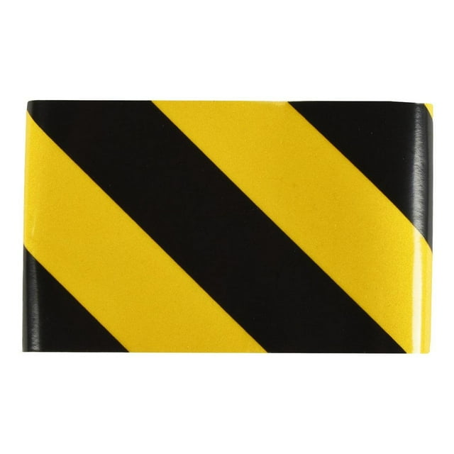 Cinta Reflejante De Seguridad Hy-Ko 5X61 Cm Negro Y Amarillo