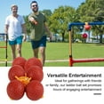 thumbnail image 3 of Sioweci 3 Pairs Ladder Ball Replacement Ladder Toss Game Balls Kids Ladderball Bolas Made from Real Golf Balls for Outdoor Lawn Yard Beach Game Blue and Yellow, 3 of 13