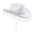 thumbnail image 1 of Sombrero de Vaquera Strade Fareast Limited decoración Temática Fiesta de disfraces con Cordón de Viento, 1 of 8