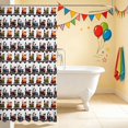 thumbnail image 3 of Erosebridal Train Shower Curtain 72Wx84L, Pattern Bathroom Shower Curtain, Multi Pattern, 3 of 5