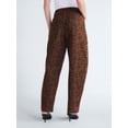 thumbnail image 3 of Scoop Women's and Women's Plus High Rise Tapered Leg Pants, 30'' Inseam, Sizes 0-28W, 3 of 5