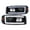 Glossy Black Housing Clear Lens, variant on Spec-D Tuning Jet Black LED Light Tube Projector Headlight Compatible with 1999-2006 GMC Sierra Yukon XL 1500/2500/3500, Left + Right Pair Headlamps Assembly