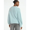 thumbnail image 3 of Scoop Women's and Women's Plus Oversized Sweater, Lightweight, Sizes XS-4X, 3 of 5