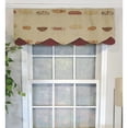 thumbnail image 2 of RLF Home Ottoman Petticoat 3" Rod Pocket Lining Luxurious and Elegant Window Treatment Valance 50" x 15" Cream, 2 of 4