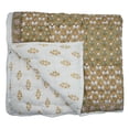 thumbnail image 2 of Block print cotton quilt, handmade quilted cotton warm quilt, 83"X95", 2 of 5