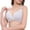 Grey, variant on Pisexur Womens Bras V Neck Adjustable Straps Everyday Bras Solid Color Wireless Lace Bralette Light Padded Lift Push Up Underwear Comfy Smooth Oversized Cotton Linen Bras for Women No Underwire