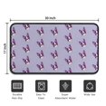 thumbnail image 5 of Purple Boston Terrier Puppy Door Rugs,Washable Non Slip Door Mats Indoor,Decorative Door Mats,Entry Mat Indoor for Entrance,Bedroom,Kitchen,Bathroom,30"x17", 5 of 6