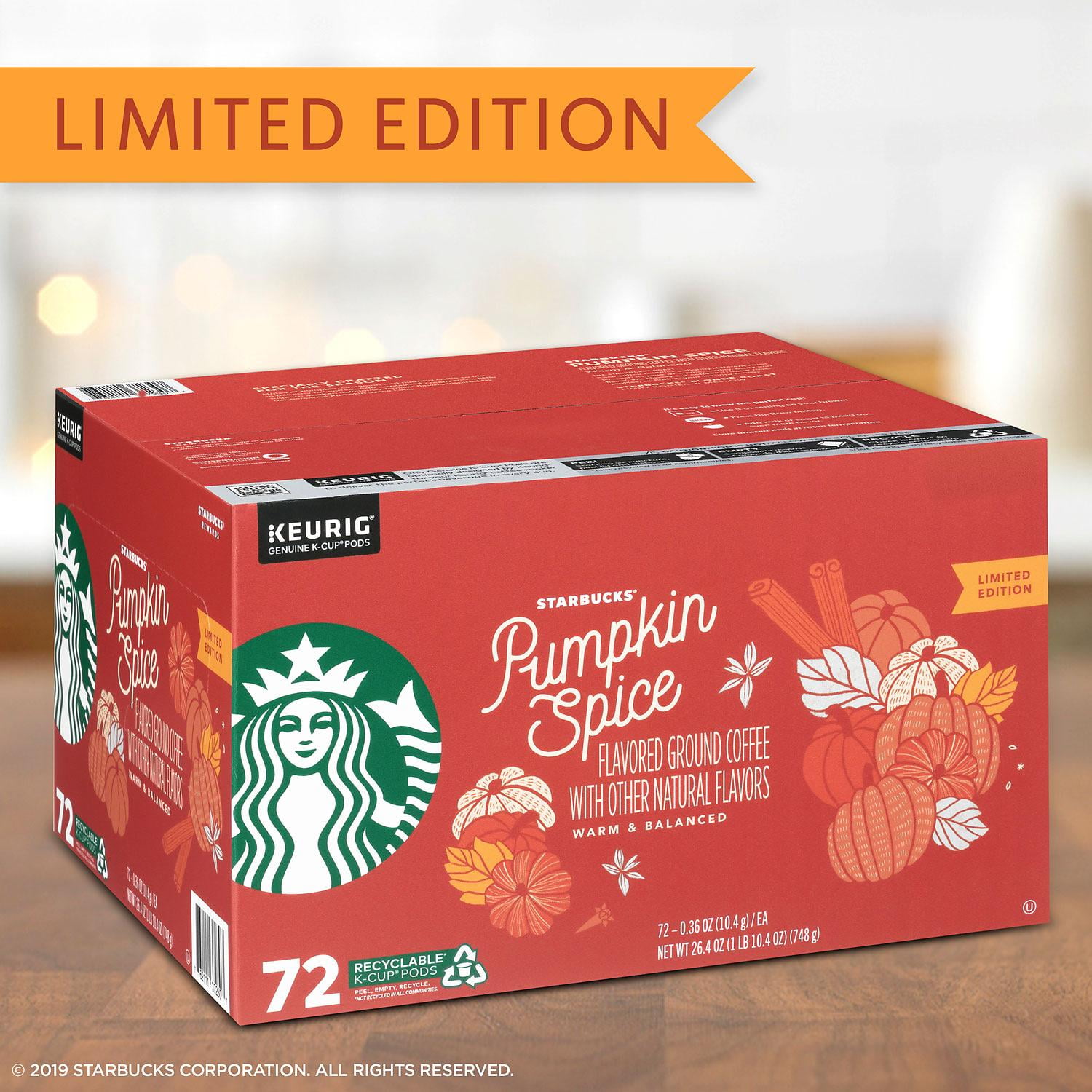 Starbucks Coffee KCups, Pumpkin Spice (72 ct.)