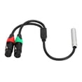 thumbnail image 3 of 6.35 to XLR Audio Cable, XLR Audio Connecting Cable, All Copper Wire Core Durable for Power Amplifier, 3 of 7