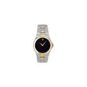 Movado 605635 Mens Luno Two Tone Yellow Bracelet Watch