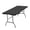 Black Ratten, variant on 6FT Portable Folding Table, Heavy-Duty Half-Fold Table for Parties, Backyard Events, Catering & Office - Sturdy Multi-Purpose Outdoor Table with Handle