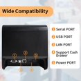 thumbnail image 4 of Rongta POS Receipt Printer, 80mm Thermal Printer, ESC/POS, Restaurant Kitchen Printer with Auto Cutter Support Cash Drawer,USB Serial Ethernet Receipts Printer for Small, 4 of 6