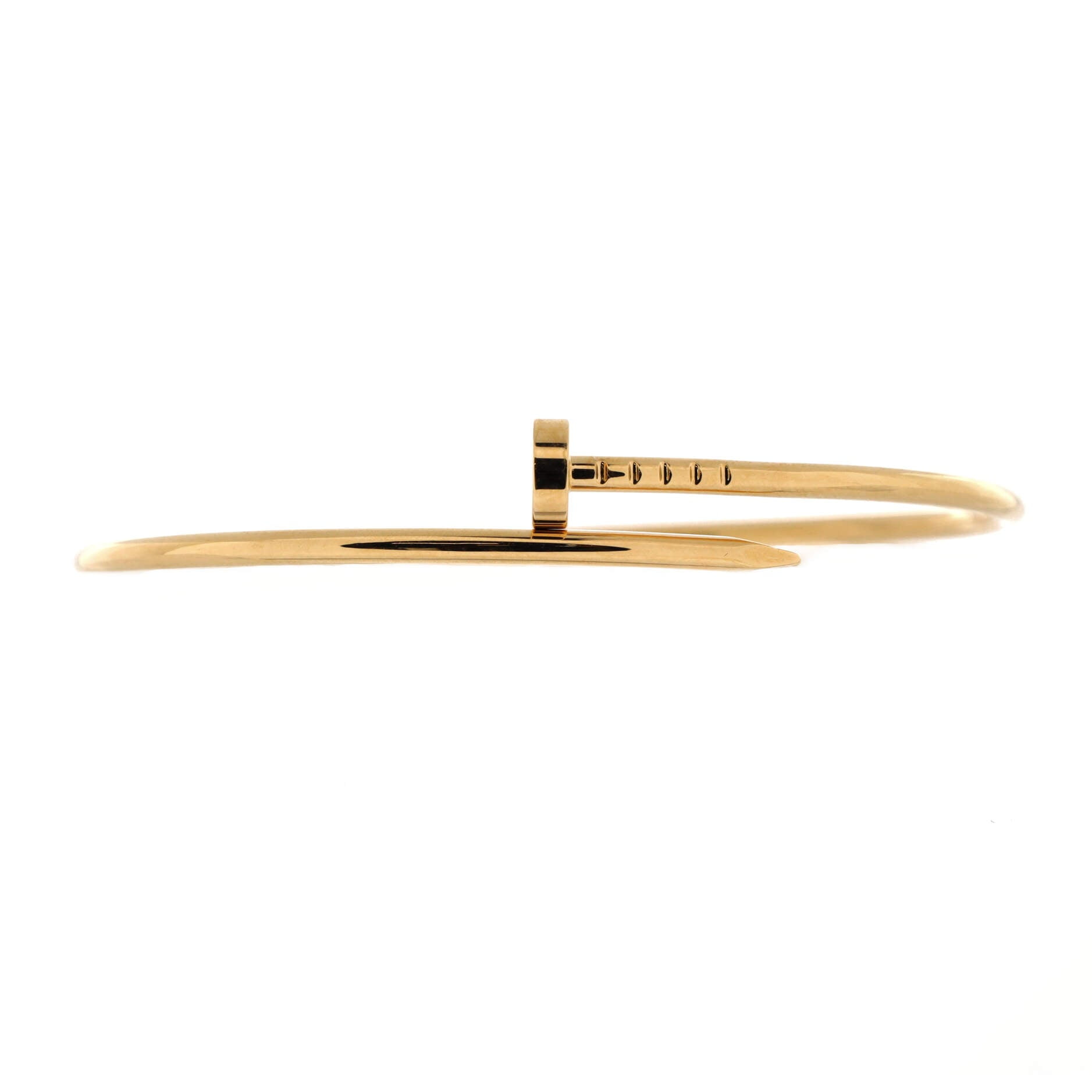 Pre-Owned Cartier Juste un Clou Bracelet 18K Yellow Gold Small By Rebag