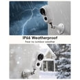 thumbnail image 4 of ZUMIMALL Magnetic No-Drill Mount, 2K Wireless Outdoor Security Camera, Battery Powered, 2.4GHz WiFi Home Surveillance, 4 of 9