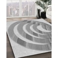 thumbnail image 3 of Ahgly Company Machine Washable Indoor Rectangle Transitional Platinum Silver Gray Area Rugs, 7' x 9', 3 of 7