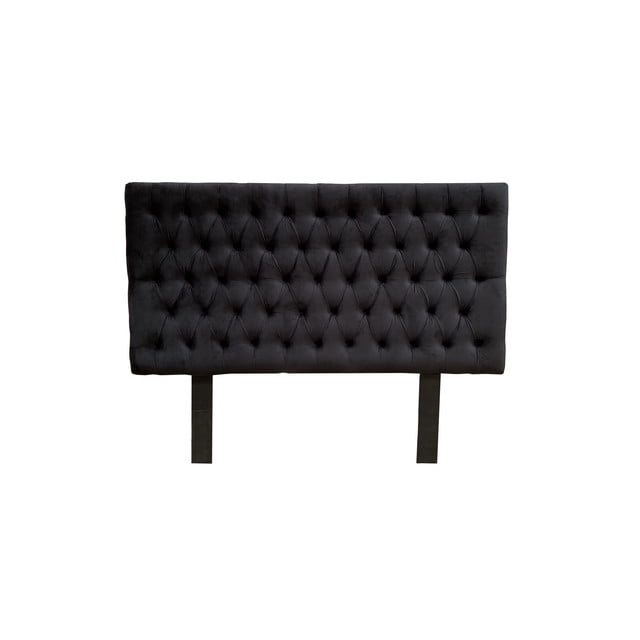 Cabecera Soho Individual Negro terciopelo El Bazar Store Soho, moderna, individual