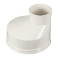 thumbnail image 1 of 3pcs Duct Reducer (3" to 2") - Round Duct Adapter Fitting Pipe Increaser Reducer Pipe Connector, Fits DWV (Drain, Waste and Vent) Air Ventilation Ducting, White, 1 of 6