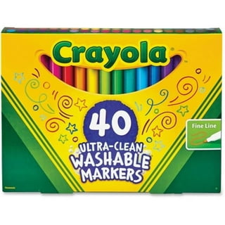 Crayola C07808 8 Count Ultra-Clean Washable Markers with Broad