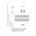 thumbnail image 4 of EeaseCA 1 Ensemble Pièces de Réparation de Saxophone Tenor Vis Kit de Réparation de Saxophone (Argent), 4 of 8