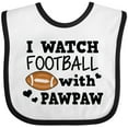 thumbnail image 3 of Inktastic I Watch Football with My Pawpaw Boys Baby Bib, 3 of 4