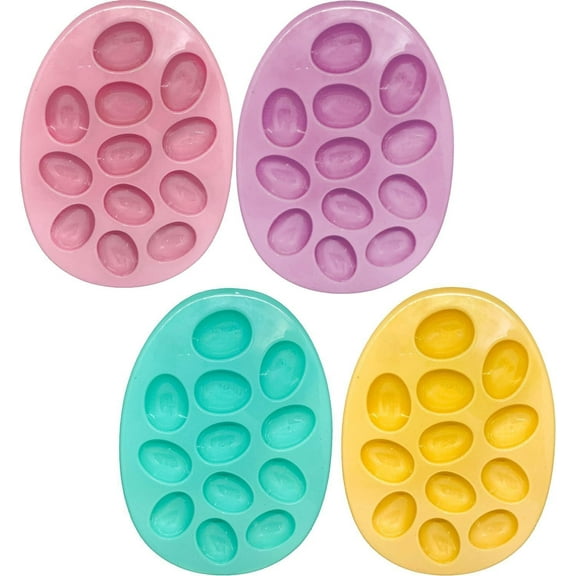 Black Duck Brand Easter Egg Drying Tray Deviled Egg Serving Tray Plate (Set of 4)