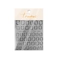 thumbnail image 2 of dianhelloya Nail Art Supplies Nail Art Sticker Self-Adhesive Non-Fading Easy Paste Non-falling Ins Style DIY 5D Silver Series Nail Art Sticker Decal Nail Supplies, 2 of 8