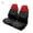 Red + Black, variant on SPRING PARK 2Pcs Waterproof Universal Car Auto Van Heavy Duty Protector Seat Cover Case
