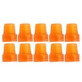 thumbnail image 4 of Walking Cane Tip, Slip Resistance Crutch Tip 10pcs 19mm Inner Diameter  For Daily Life Black,Orange, 4 of 8