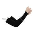 thumbnail image 6 of Yoone 1 Pair Arm Sleeves UV Protection High Elasticity Nylon Sweat Absorbing Cooling Cycling Arm Sleeves for Exercise, 6 of 7