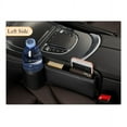 thumbnail image 5 of Black PU Leather Left Car Seat Gap Catcher Crevice Filler Storage Box Organizer, 5 of 5
