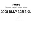thumbnail image 2 of Positive Plus Front Rear Semi-Metallic Disc Brake Pads and Extra Wear Sensors Kit for Car BMW 328i 323i KPW-100274, 2 of 8