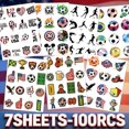 thumbnail image 4 of Yanonmyfd 100-Piece Temporary Soccer Tattoo Set – Premium Football Designs, Pre-Cut for Easy Application, Ideal for Party Supplies, Gifts, and Fan Events, 4 of 8