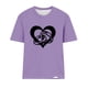 thumbnail image 4 of Fiudx Liquidación de Ahorros de Verano Camiseta Estampada Informal y de Moda para Mujer con Cuello Redondo y Top de Manga Corta, 4 of 4