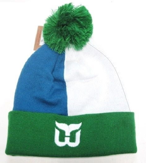 Pom Ball Knit Hat Cap Split 